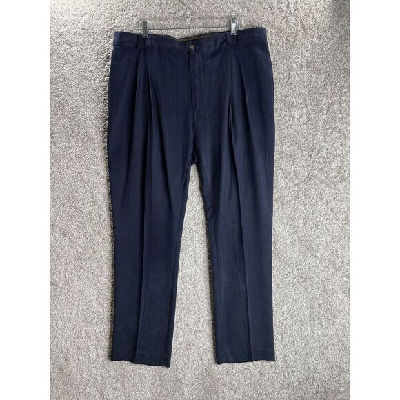Tommy Bahama Other - TOMMY BAHAMA Tropic Pants Men's Silk Blue 42 Flat Front